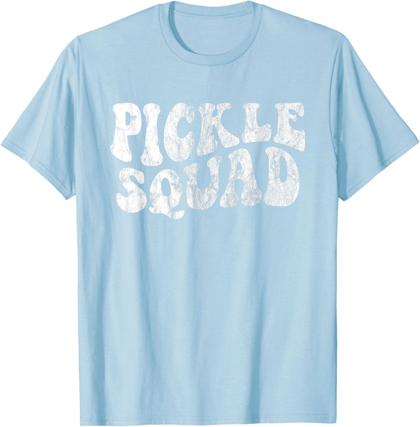 Pickle Squad Pickle Cucumber Vegan Design Men Kids T-Shirt - T-Shirt | Light Blue