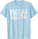 Pickle Squad Pickle Cucumber Vegan Design Men Kids T-Shirt - T-Shirt | Light Blue