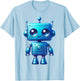 Funny Bleu Robot Robotic Kids Boy Costume T-Shirt - T-Shirt | Light Blue