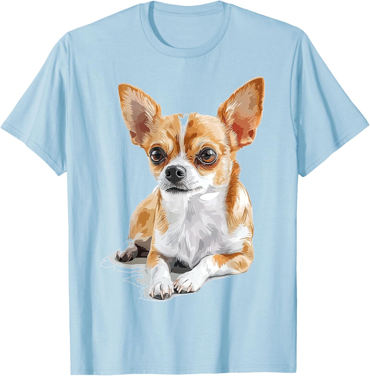 Chihuahua Art graphique pour animal domestique T-Shirt - T-Shirt | Light Blue
