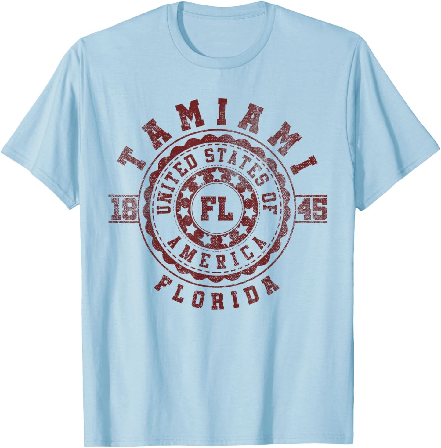 Tamiami FL | Florida | Vintage City Apparels T-Shirt - T-Shirt | Light Blue