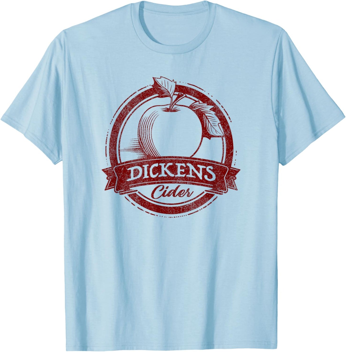 Drinking Humor Funny Dickens Cider T-Shirt - T-Shirt | Light Blue