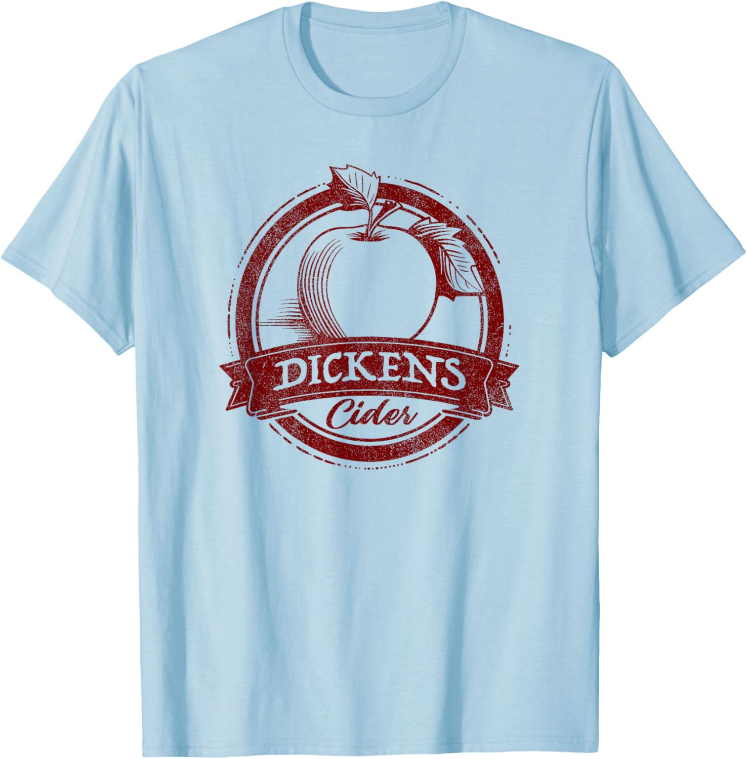 Drinking Humor Funny Dickens Cider T-Shirt - T-Shirt | Light Blue