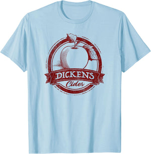 Drinking Humor Funny Dickens Cider T-Shirt - T-Shirt | Light Blue