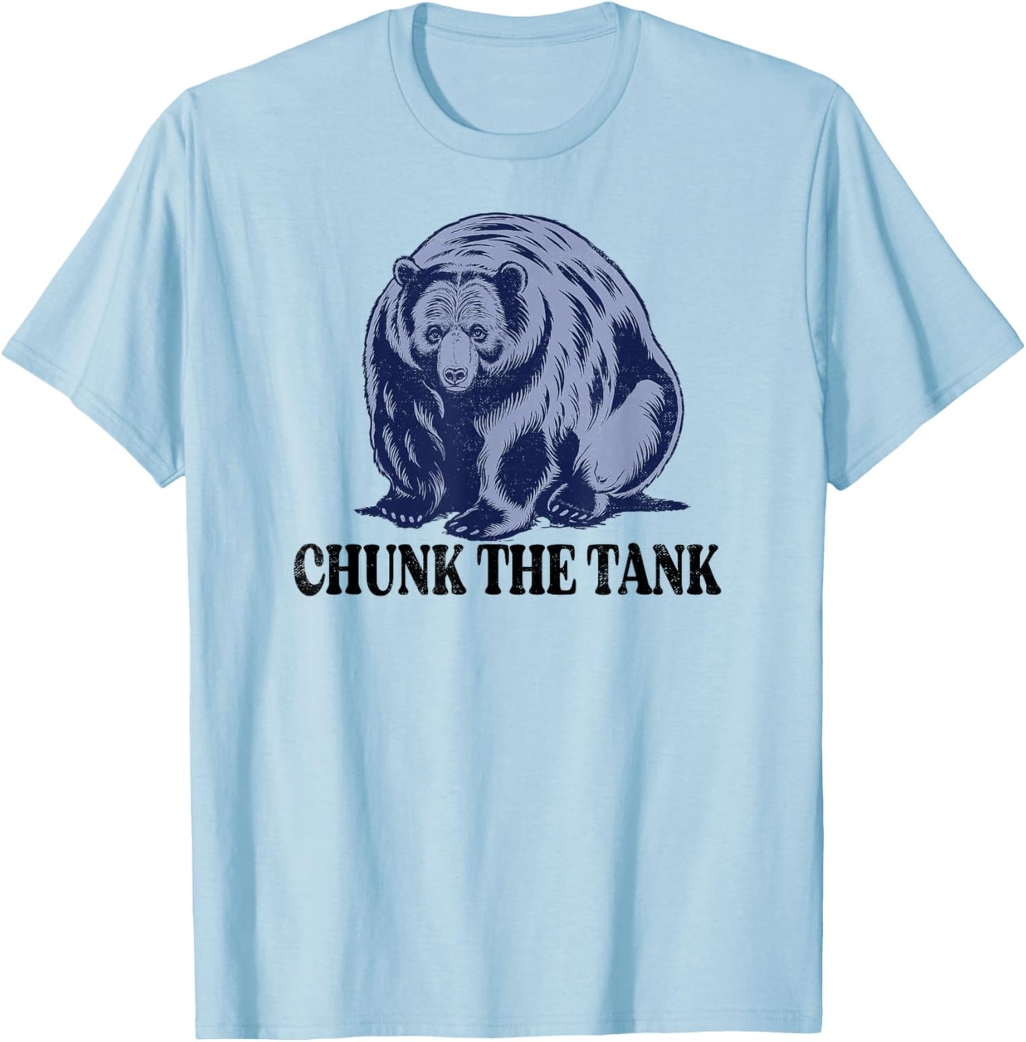 Alaska Wild Animals Nature of Fat Wild Bear Week Chunk T-Shirt - T-Shirt | Light Blue