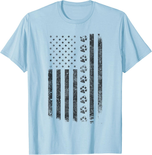 RED Friday Flag Remember Everyone Deployed Military Dog K9 Women T-Shirt - T-Shirt | Light Blue