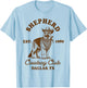 German Shepherd Mom Western Howdy Shepherd Cowboys Club T-Shirt - T-Shirt | Light Blue