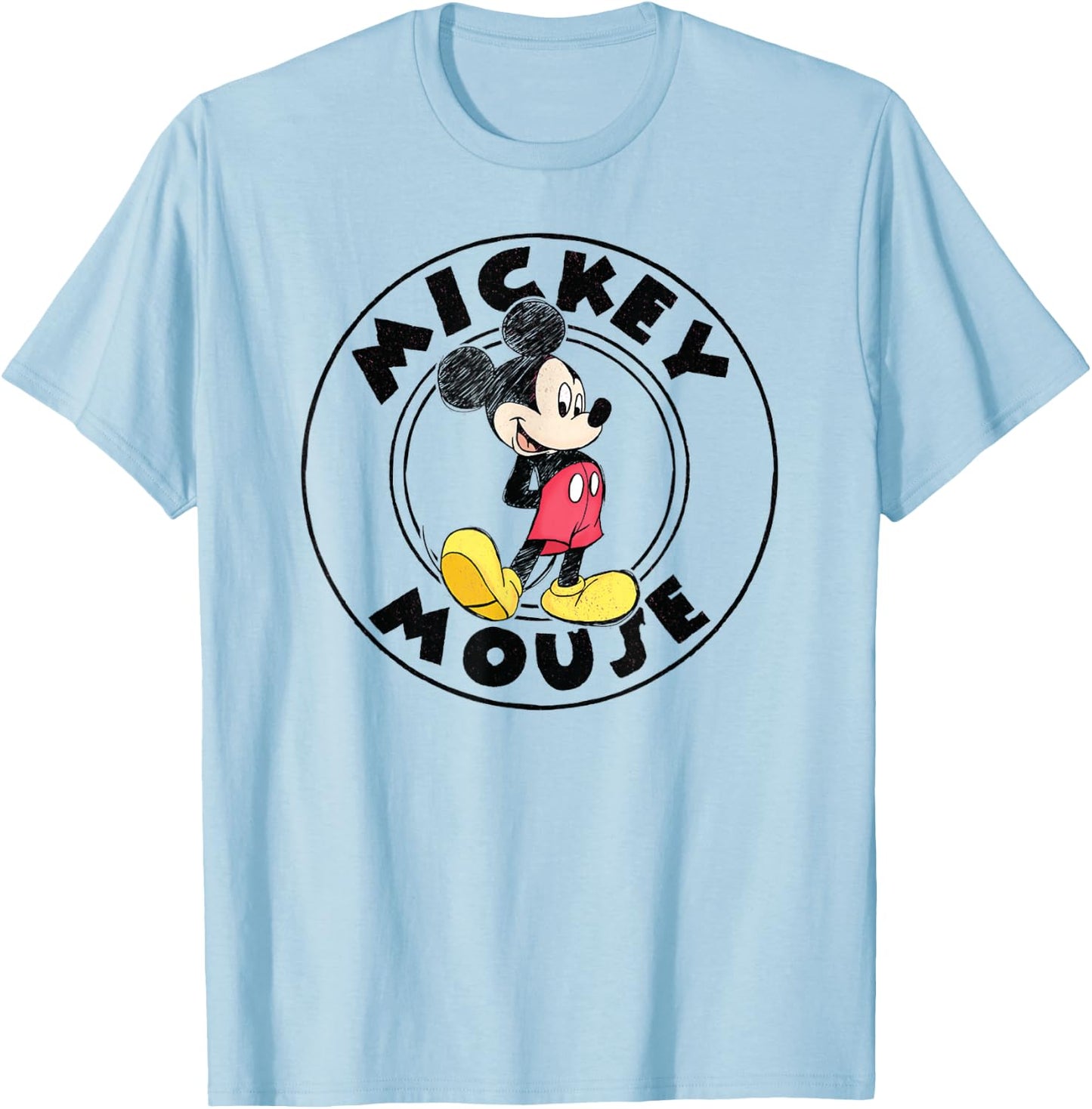 Disney Classic Mickey Mouse T-Shirt - T-Shirt | Light Blue