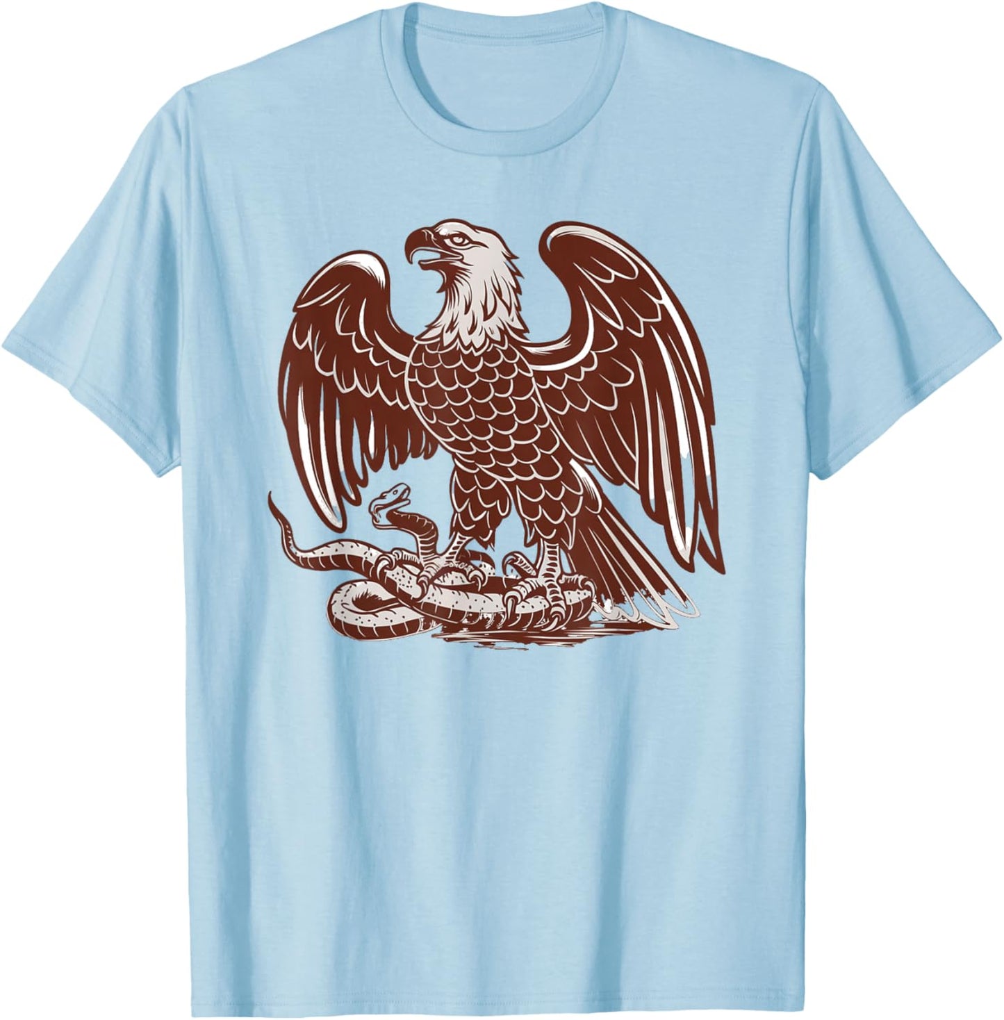 Mexican Eagle T-Shirt - T-Shirt | Light Blue