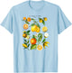 Citrus Collage T-Shirt - T-Shirt | Light Blue