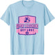 SUPPORT A BLOODHOUND - GET LOST - Funny Hound Dog T-Shirt - T-Shirt | Light Blue