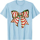 Funny Christmas Outfit Women Kids Christmas Coquette Bow Tree Cakes Xmas Pajamas Women Girl T-Shirt - T-Shirt | Light Blue