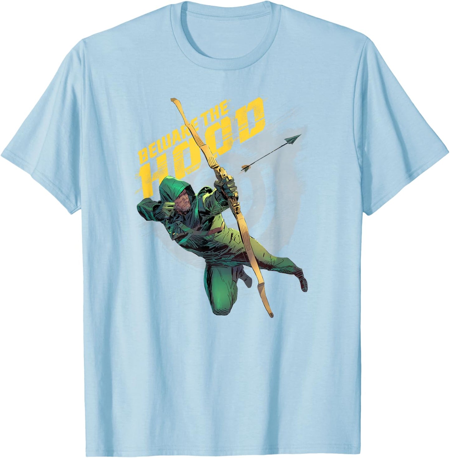 Arrow TV Series Beware T-Shirt - T-Shirt | Light Blue