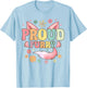 Proud Furry Groovy Furry Fandom Fursuit Fox T-Shirt - T-Shirt | Light Blue