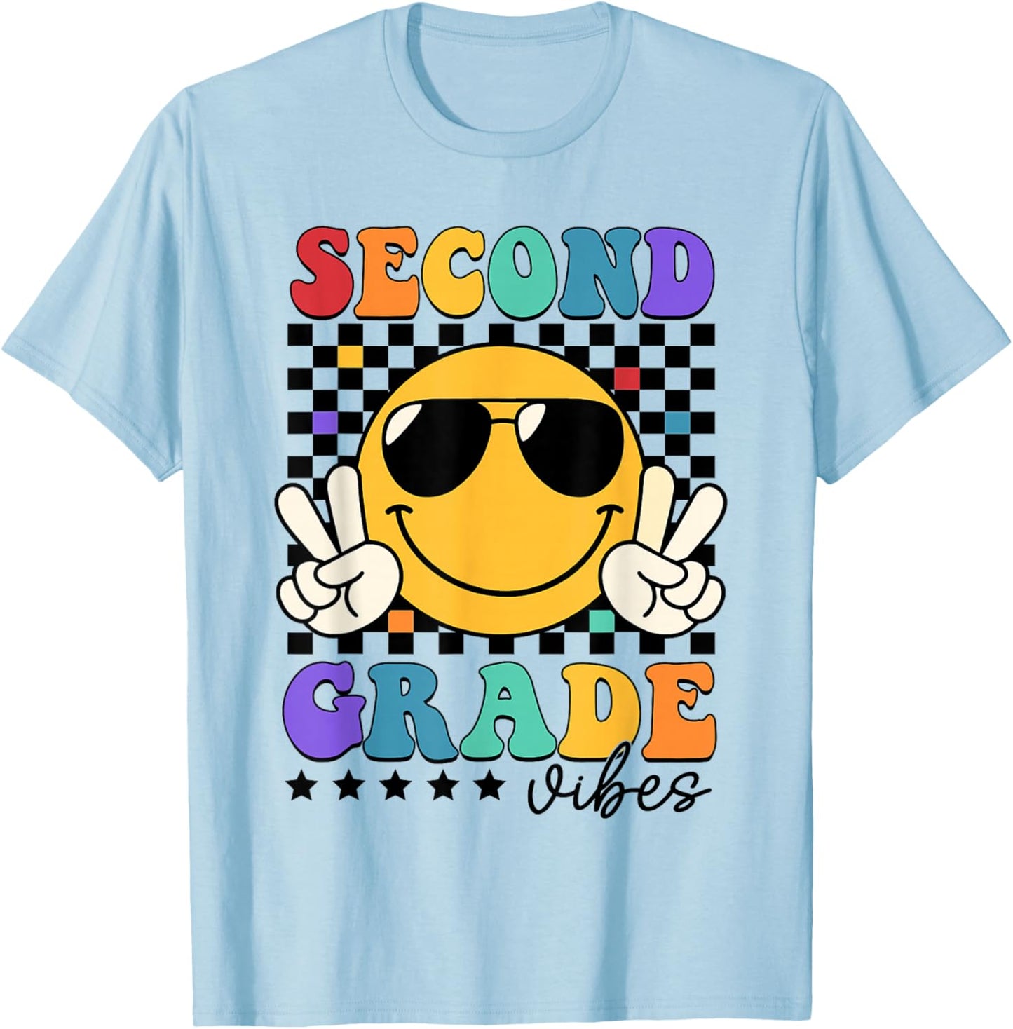 2nd Grade Teacher Shirts, First Day Second Grade Shirt Girls T-Shirt - T-Shirt | Light Blue