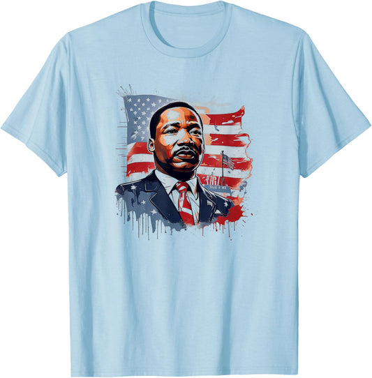 Martin Luther King Jr. Day I Have a Dream MLK Day Gift T-Shirt - T-Shirt | Light Blue