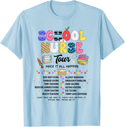 School Nurse Tour We're Rockin' Nurse Club RN LPN Medical