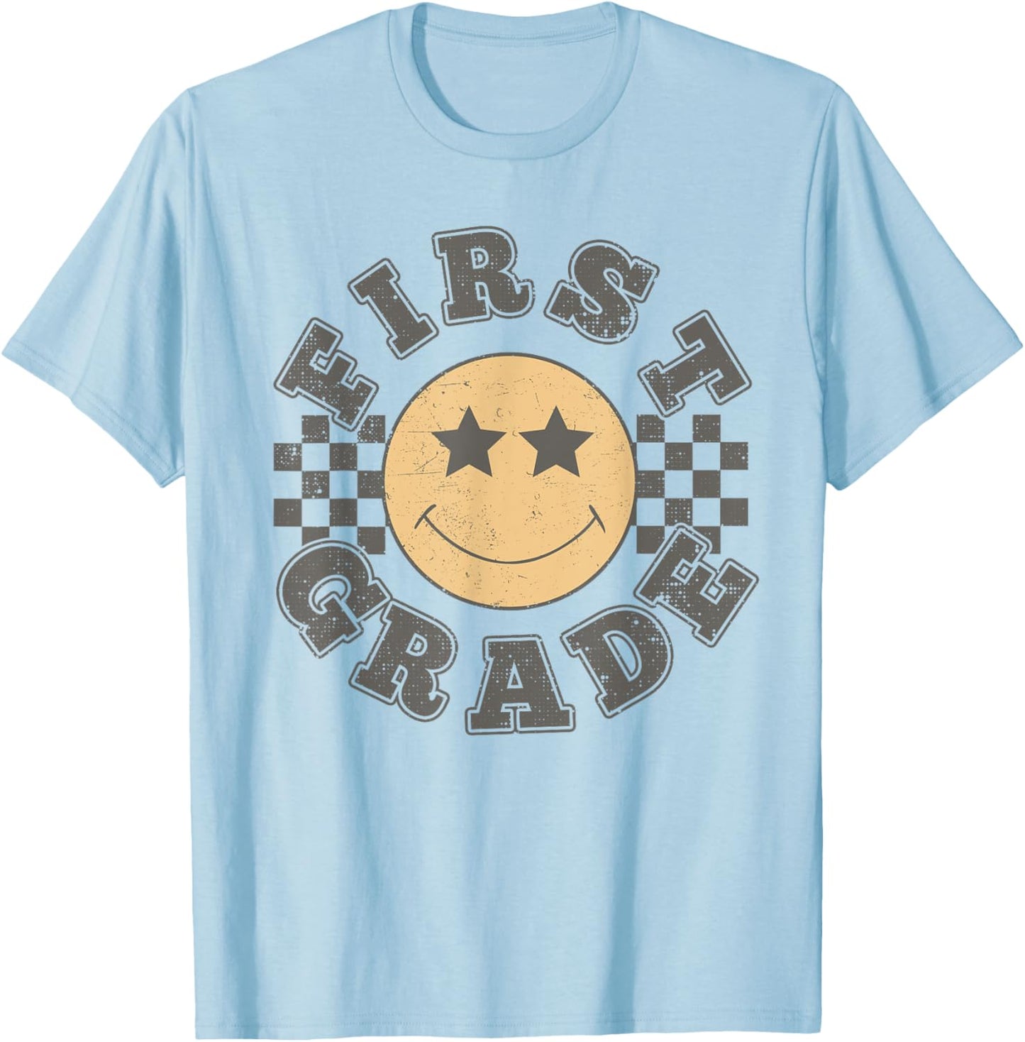 First Grade Teacher First Day Of 1st Grade Back To School T-Shirt - T-Shirt | Light Blue