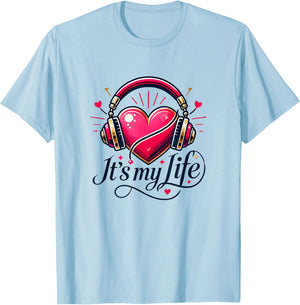 & Juliet My Life Musical Theatre Heart Musicals T-Shirt - T-Shirt | Light Blue