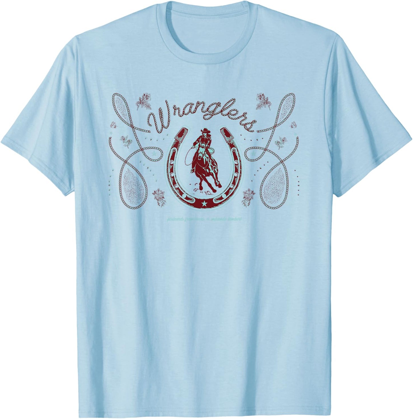 Miranda Lambert Wranglers Postcards From Texas T-Shirt - T-Shirt | Light Blue