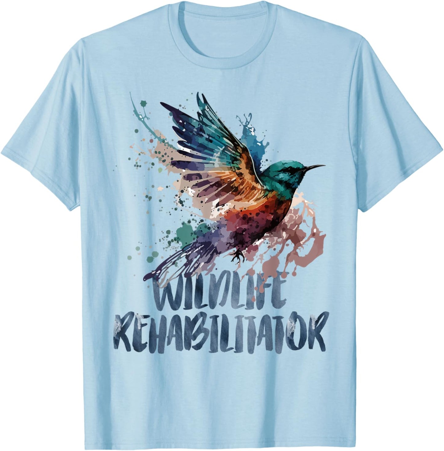 Wildlife Day Save Birds Protection Wildlife Rehabilitator T-Shirt - T-Shirt | Light Blue