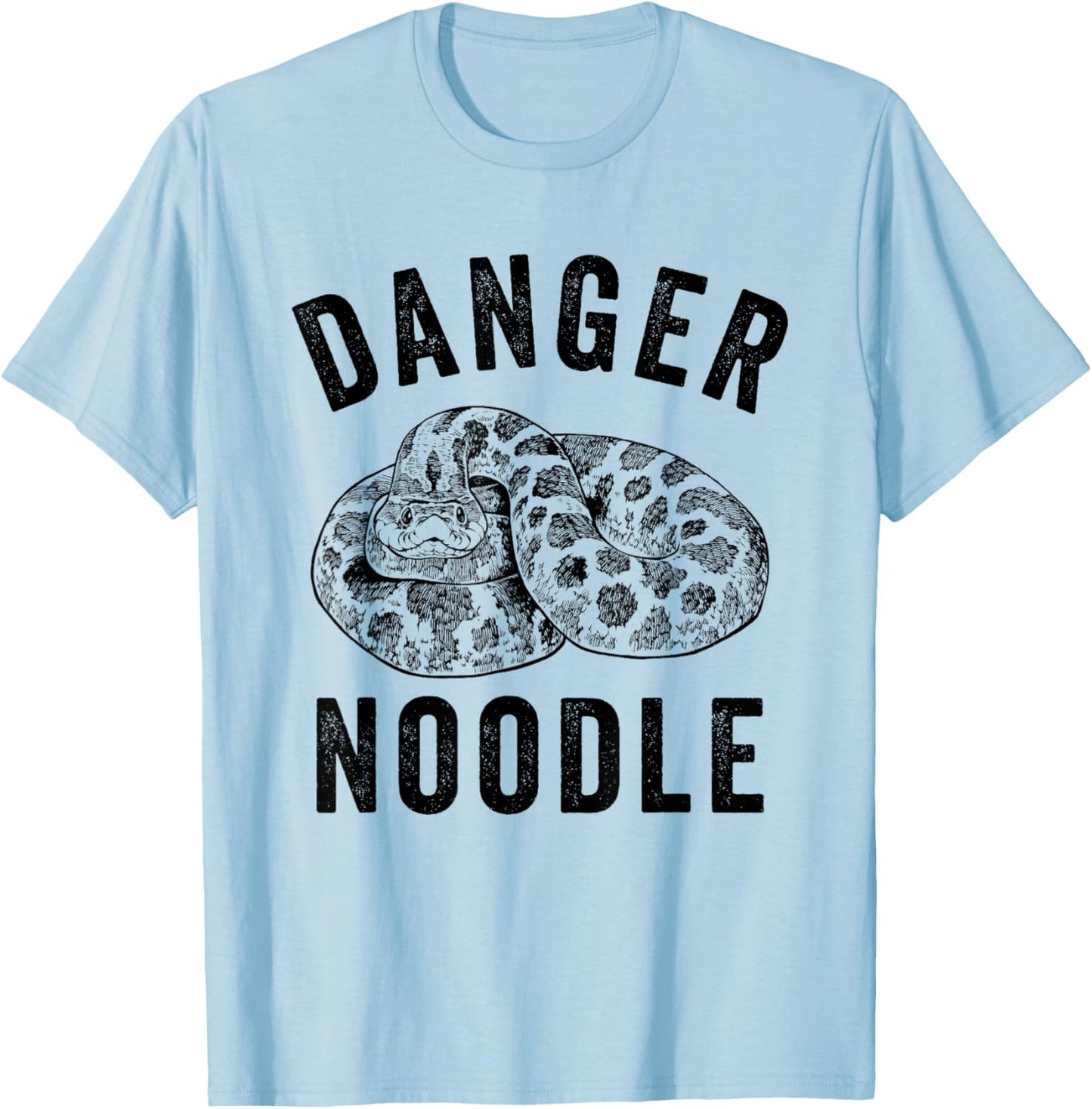 Funny Danger Noodle Hognose Snake Lovers T-Shirt - T-Shirt | Light Blue