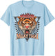Tigar Muay Thai MMA Vintage Kickboxing Training T-Shirt - T-Shirt | Light Blue