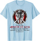 Full Armor of God Bible Quotes Ephesians Inspirational T-Shirt - T-Shirt | Light Blue