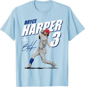 MLBPA - Major League Baseball Bryce Harper - MLBHARP3001 T-Shirt - T-Shirt | Light Blue