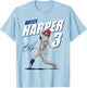 MLBPA - Major League Baseball Bryce Harper - MLBHARP3001 T-Shirt - T-Shirt | Light Blue