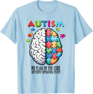 Autism Awareness Autism Support and Acceptance T-Shirt - T-Shirt | Light Blue