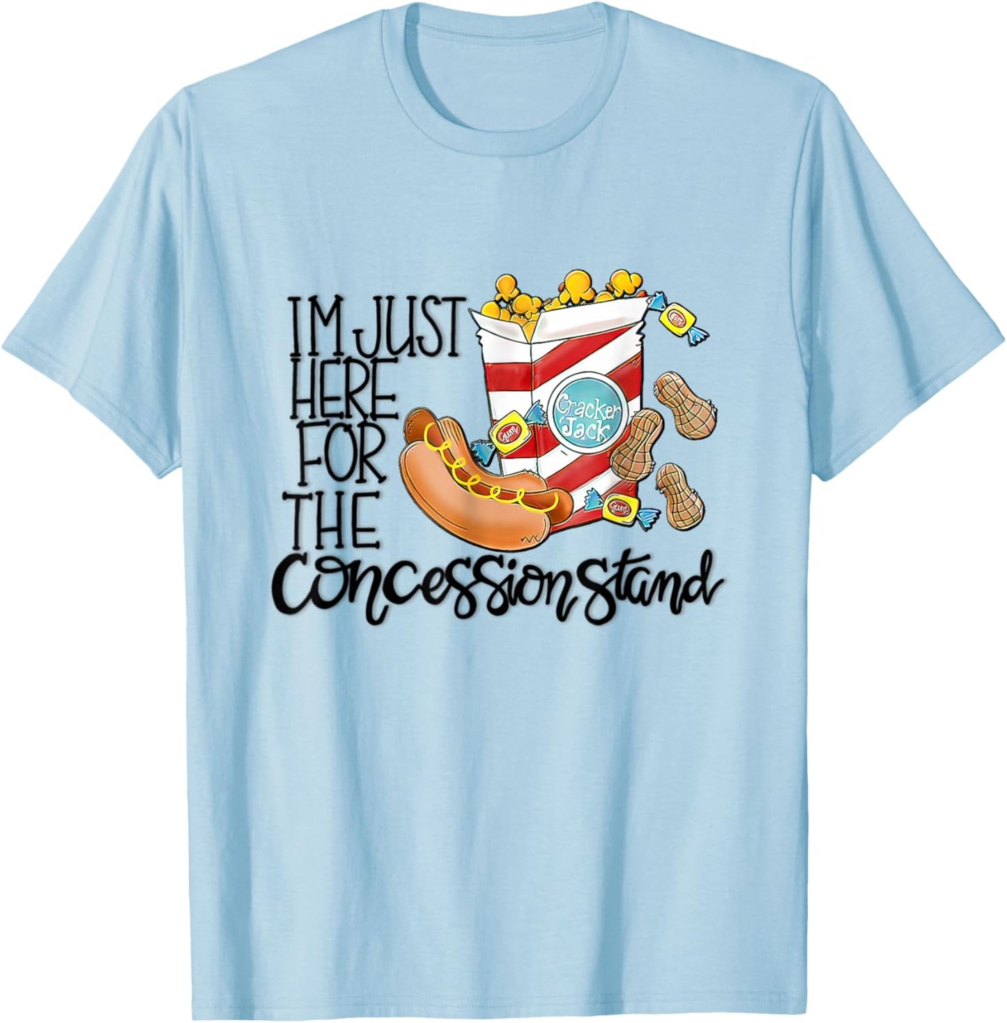 I'm just here for the-concession stand funny kids toddler T-Shirt - T-Shirt | Light Blue