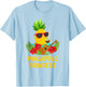 Pineapple Shirt Pineapple Princess with Ukulele Gifts T-Shirt - T-Shirt | Light Blue