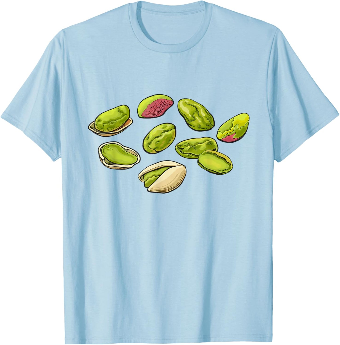 Love pistachio men Shirt pistachio Lovers and girl T-Shirt - T-Shirt | Light Blue