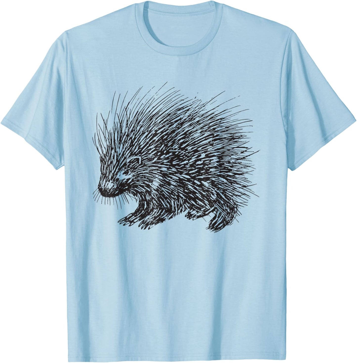 Porcupine T-Shirt - T-Shirt | Light Blue