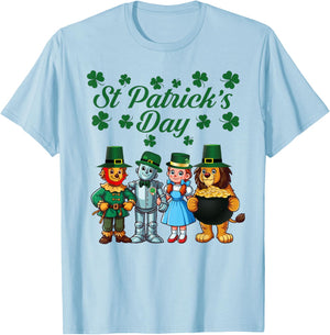 Happy Saint Patrick's Day, Irish The Wonderful Wizard of Oz T-Shirt - T-Shirt | Light Blue