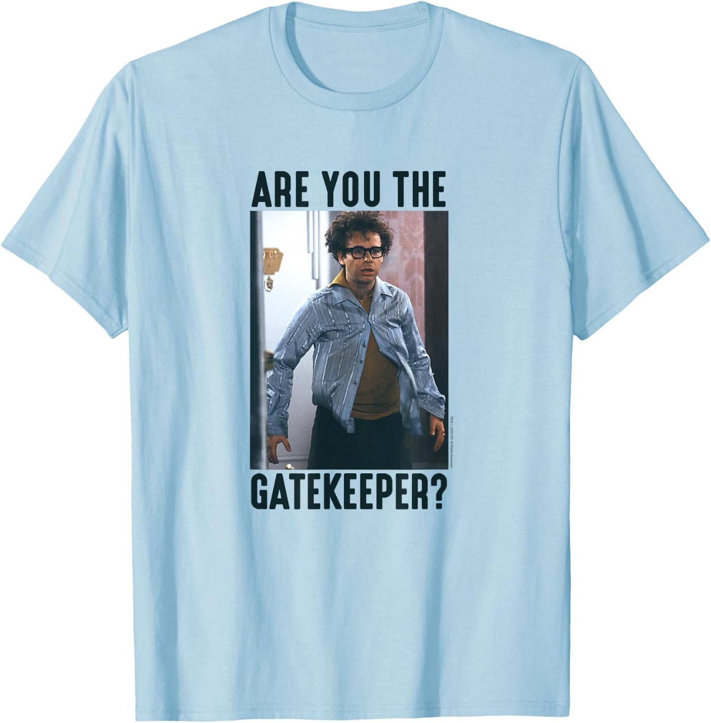 Ghostbusters are You The Gatekeeper? Funny Retro Movie T-Shirt - T-Shirt | Light Blue
