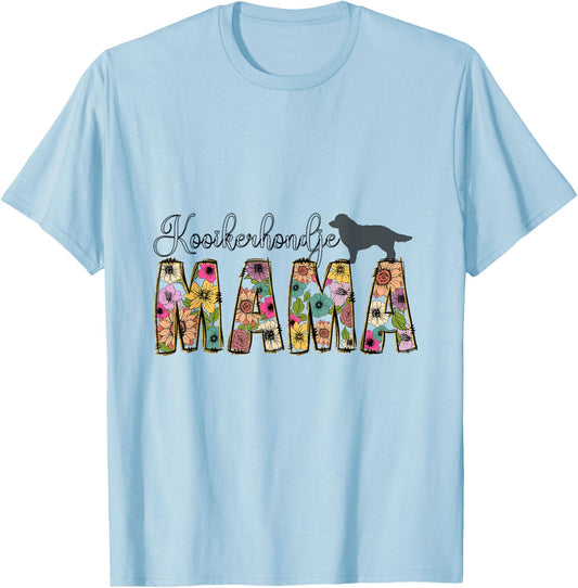 Kooikerhondje Dog T-Shirt - T-Shirt | Light Blue
