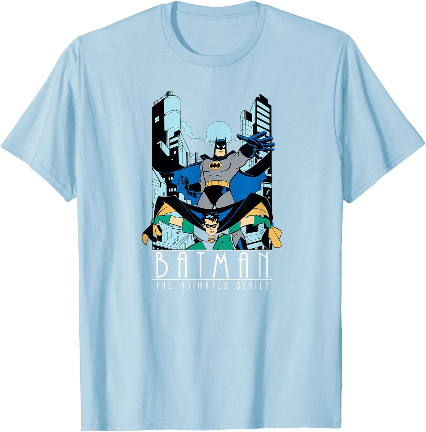 Batman: The Animated Series Batman and Robin T-Shirt - T-Shirt | Light Blue