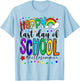 Happy Last Day of School End of School Year Teacher Kids T-Shirt - T-Shirt | Light Blue
