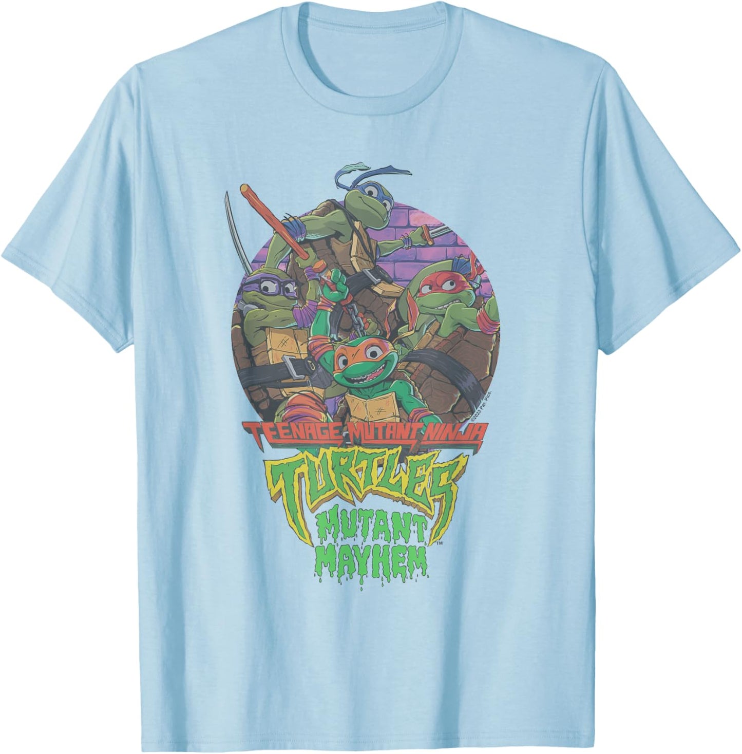 Teenage Mutant Ninja Turtles: Mutant Mayhem Squad T-Shirt - T-Shirt | Light Blue