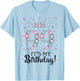 99 It's My Birthday Pink Crown 99th Birthday Gifts T-Shirt - T-Shirt | Light Blue
