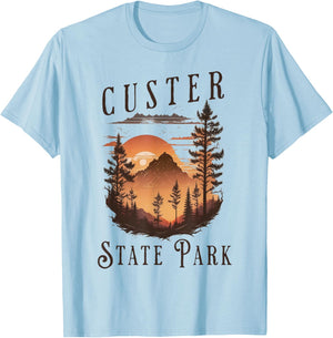 Custer State Park T-Shirt - T-Shirt | Light Blue