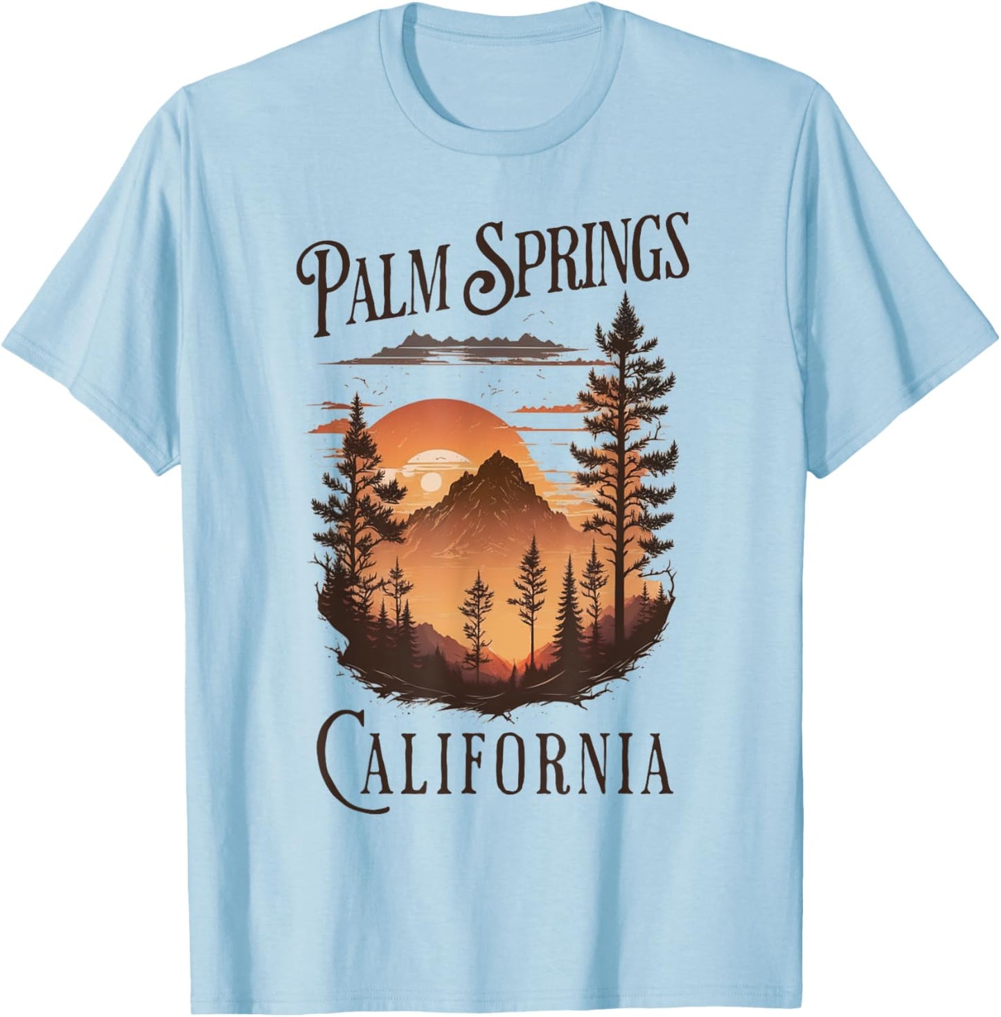Palm Springs T-Shirt - T-Shirt | Light Blue