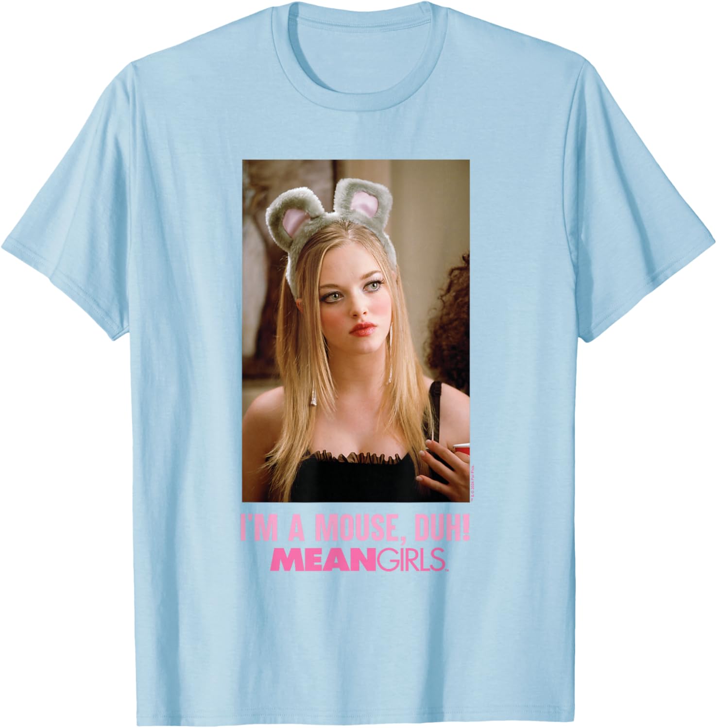 Mean Girls I'm a Mouse Duh T-Shirt - T-Shirt | Light Blue
