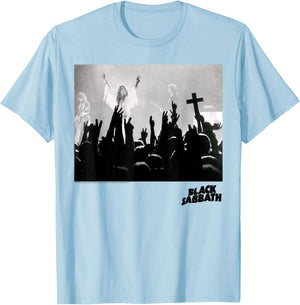 Black Sabbath Official Hands Photo T-Shirt - T-Shirt | Light Blue