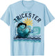Disney Moana Maui Original Trickster Blue Gradient Portrait Small T-Shirt - T-Shirt | Light Blue