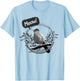 Funny Gray Catbird Meow Bird Birdwatching T-Shirt - T-Shirt | Light Blue