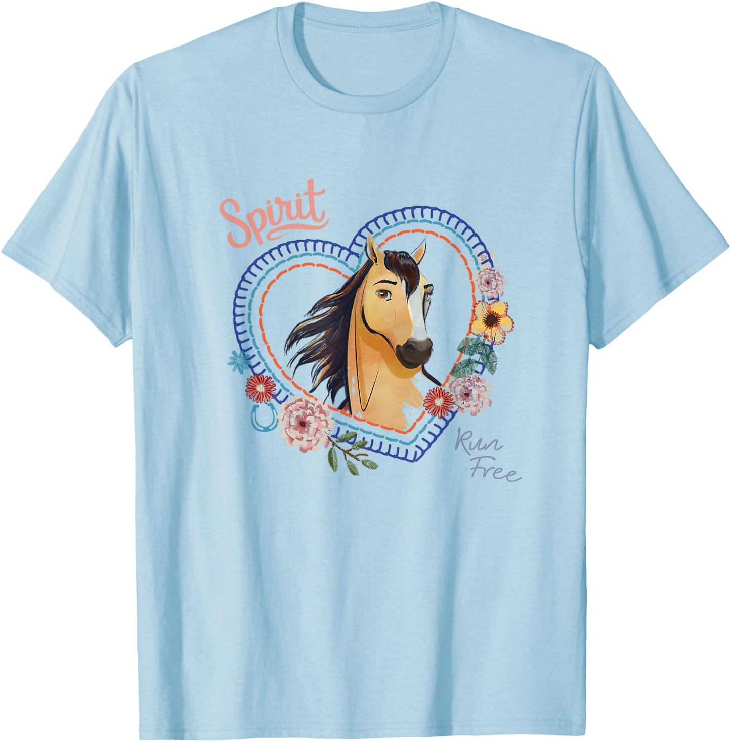 DreamWorks Spirit Riding Free Dreams T-Shirt - T-Shirt | Light Blue