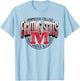 Monmouth College Fighting Scots Vintage Major Gray T-Shirt - T-Shirt | Light Blue